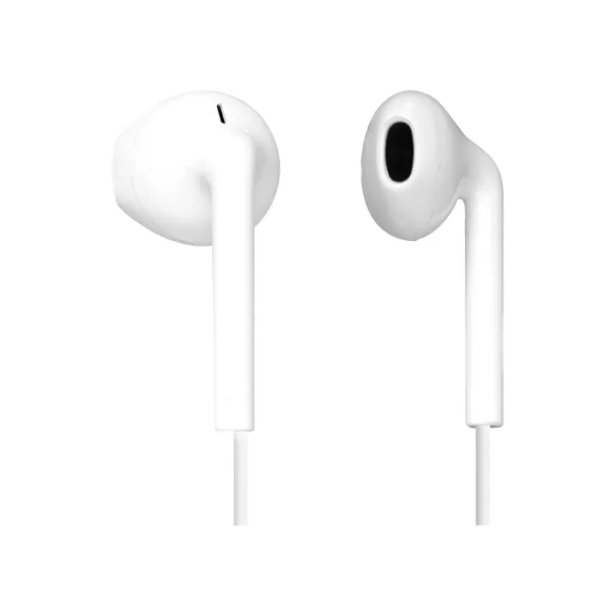 T'nB C-BUDS - Kit main libre - Ecouteurs filaire avec micro - intra-auriculaire - blanc