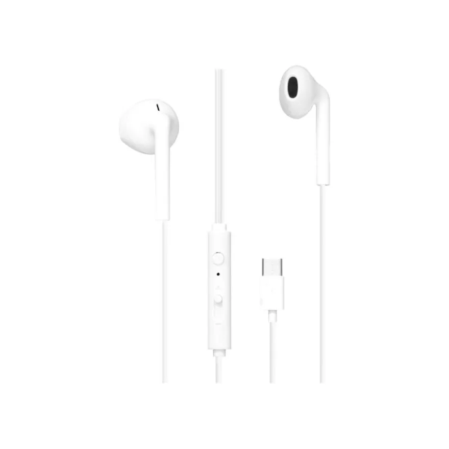 T'nB C-BUDS - Kit main libre - Ecouteurs filaire avec micro - intra-auriculaire - blanc