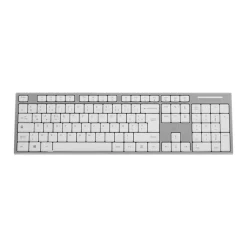 T'nB Classy - Clavier sans fil rechargeable - 2.4 GHz, Bluetooth - gris et blanc