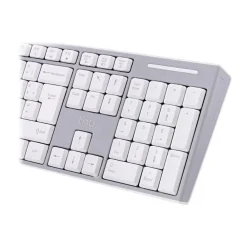 T'nB Classy - Clavier sans fil rechargeable - 2.4 GHz, Bluetooth - gris et blanc