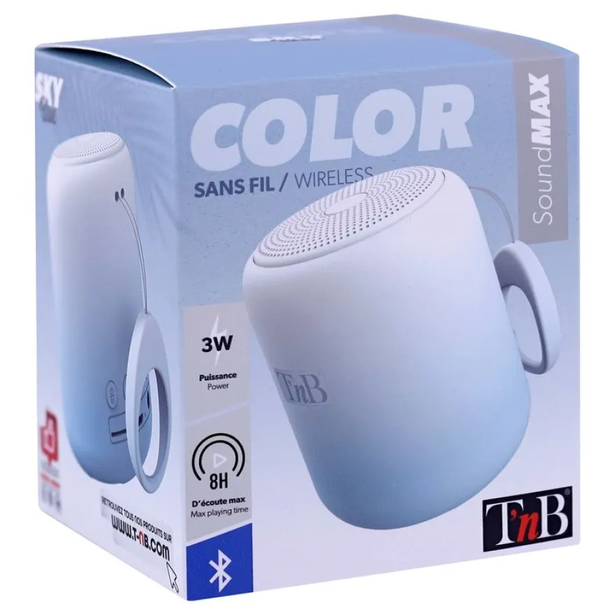 T'nB COLOR - enceinte sans fil Bluetooth - bleu