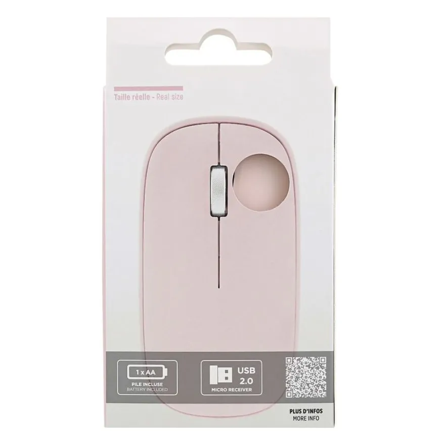TNB Dual Connect - Souris sans fil - rose
