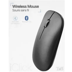 T'nB Dual Connect iClick - souris sans fil - gris