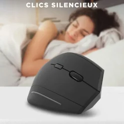 T'nB Ergo - Souris sans fil ergonomique pour droitier - noir