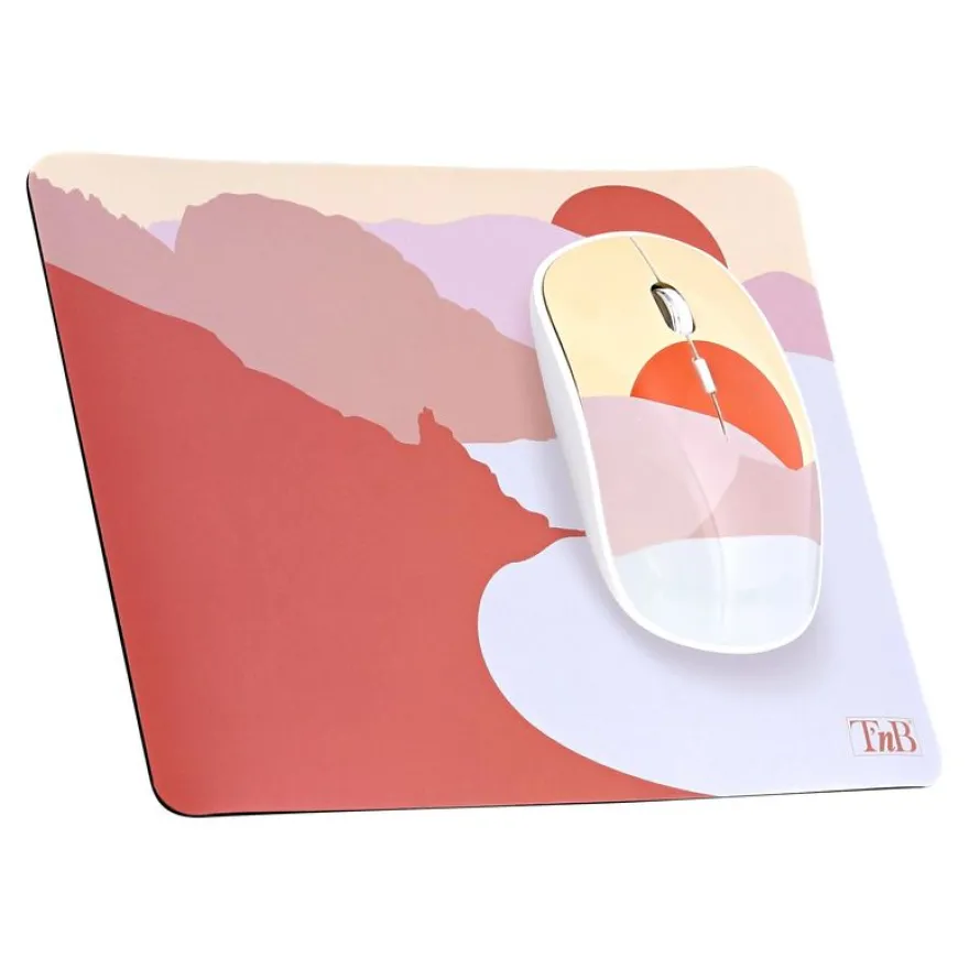 T'nB EXCLUSIV COAST - souris sans fil + tapis souris assorti