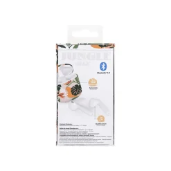 T'nB Exclusiv Jungle - Kit main libre - écouteur sans fil bluetooth - blanc boitier jungle