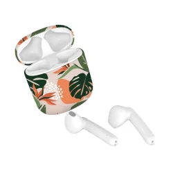 T'nB Exclusiv Jungle - Kit main libre - écouteur sans fil bluetooth - blanc boitier jungle