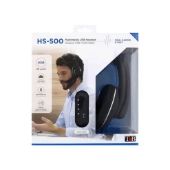 T'nB HS-500 - micro-casque filaire - Usb - noir