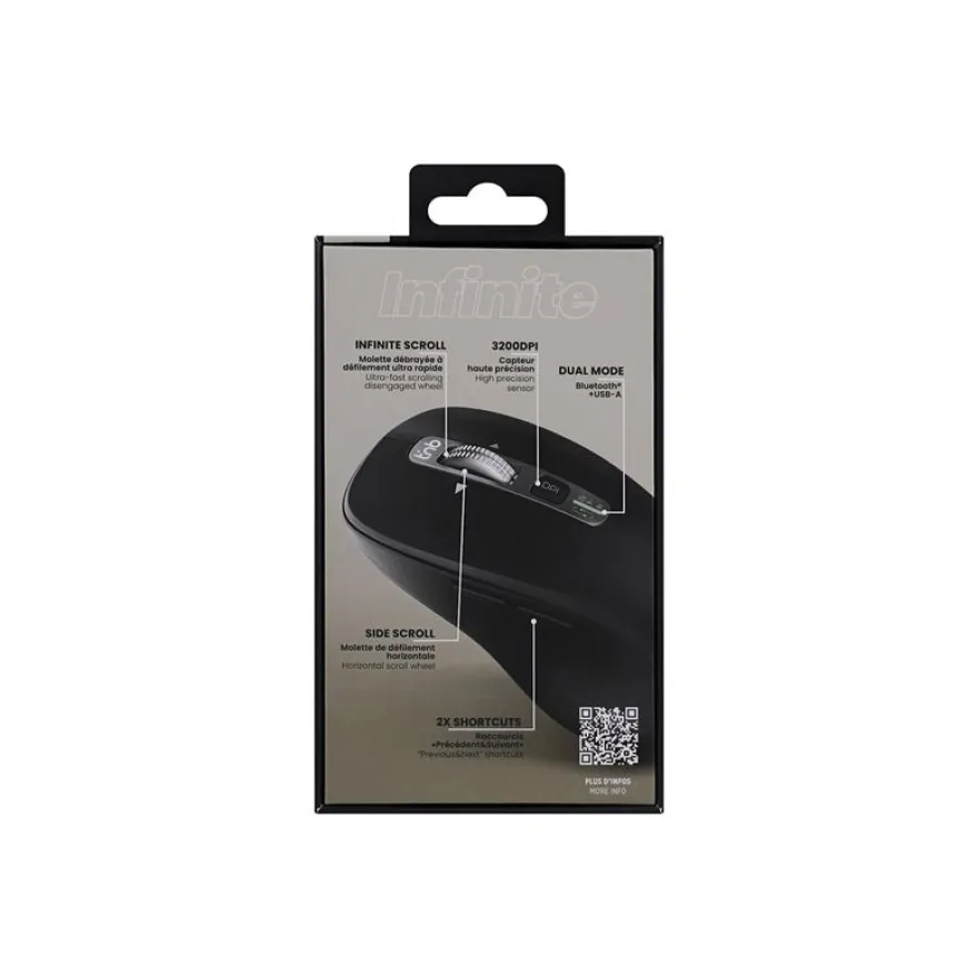 T'nB INFINITE - Souris sans fil - 6 boutons - noir