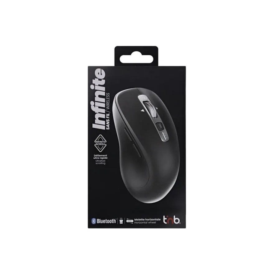 T'nB INFINITE - Souris sans fil - 6 boutons - noir