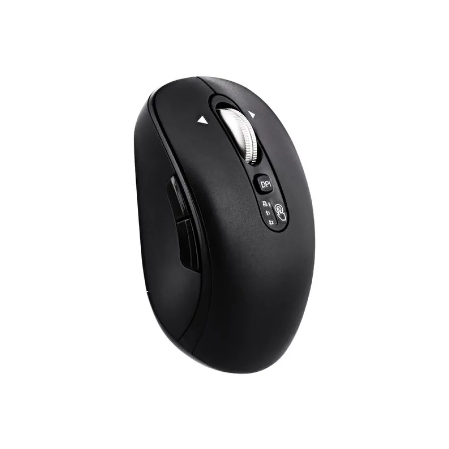 T'nB INFINITE MINI - Souris sans fil ergonomique - rechargeable - 7 boutons - noir