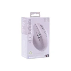 T'nB INFINITEPRO - Souris sans fil, filaire - rechargeable - 7 boutons - rose