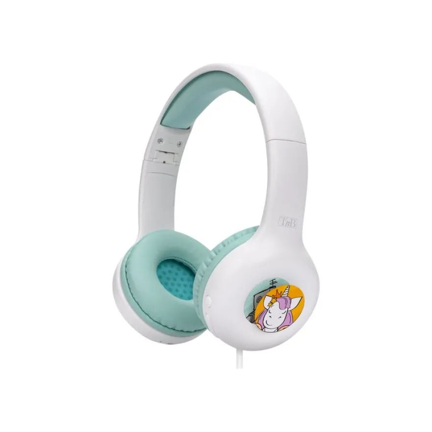 T'nB Kids KIDY - casque filaire pour enfants - blanc et vert