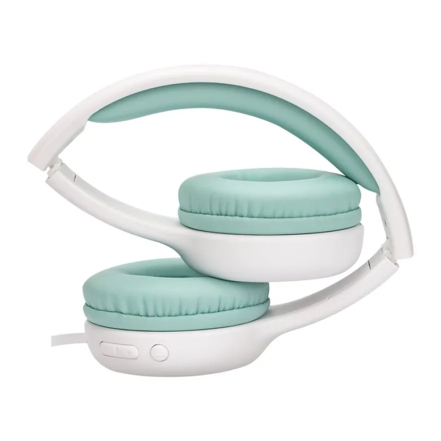 T'nB Kids KIDY - casque filaire pour enfants - blanc et vert