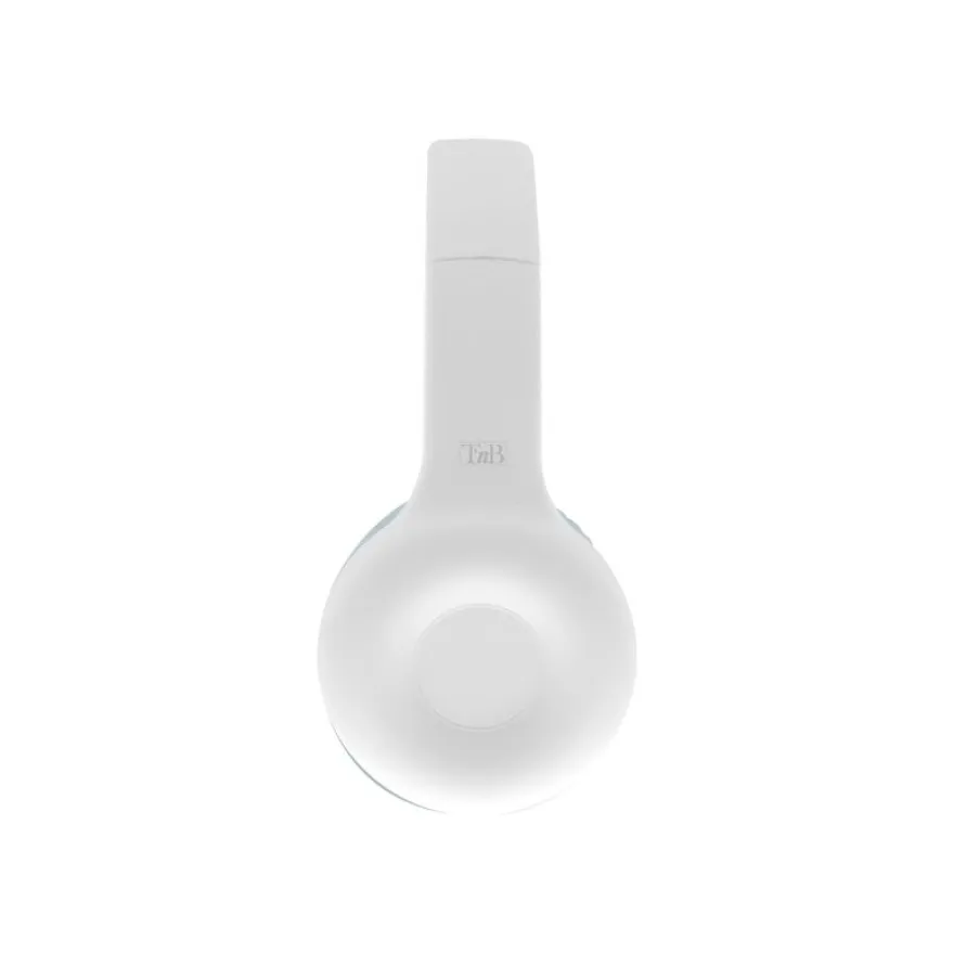 T'nB Kids KIDY - casque sans fil pour enfants - Limiteur de décibel - blanc et vert