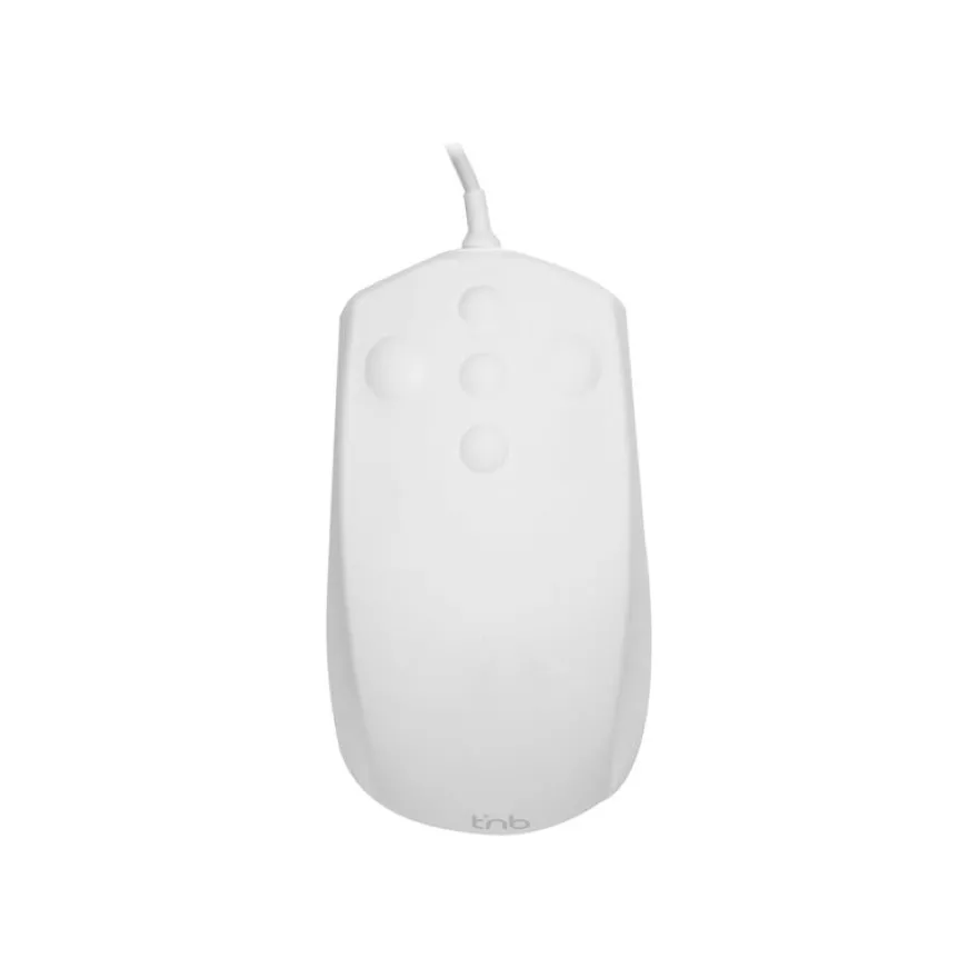 T'nB Medic - Souris filaire medical - grade, IP68 - blanc