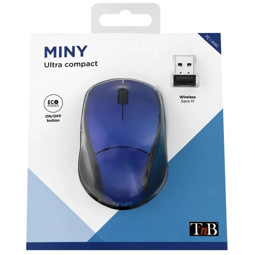 T'nB Miny - souris sans fil - bleu