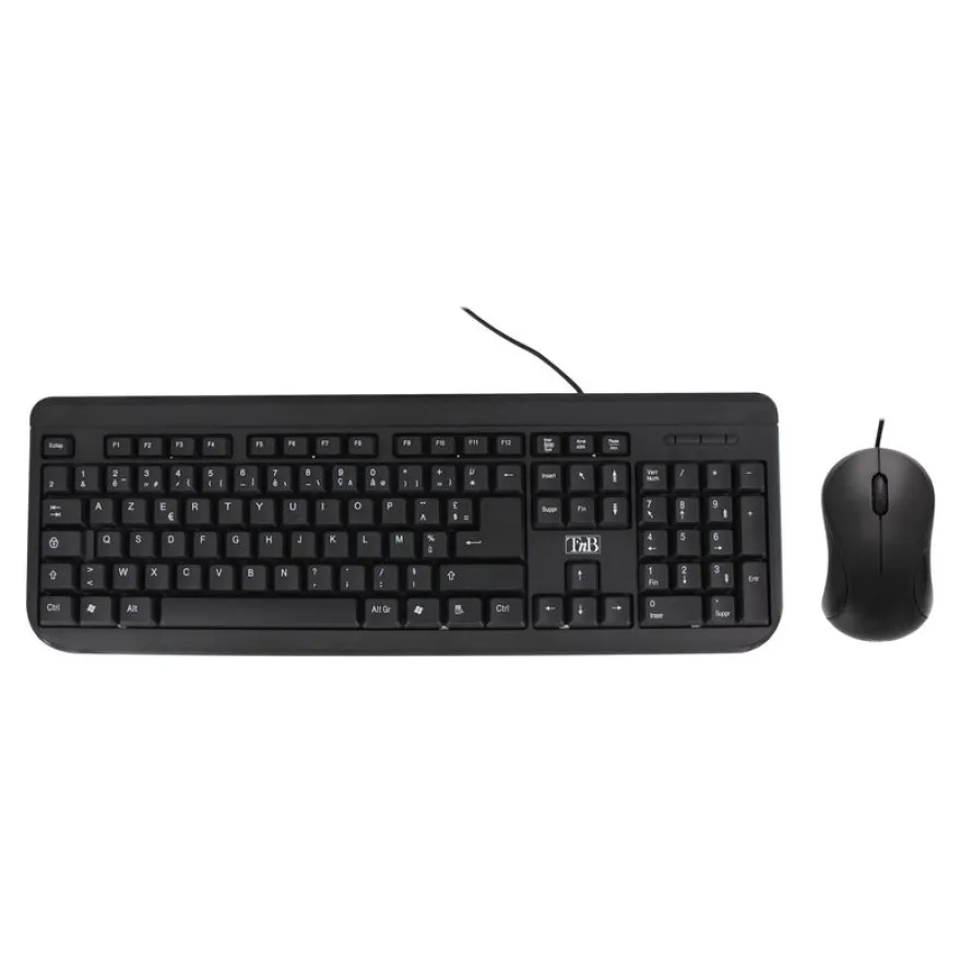 T'nB STREAMLINE COMBO - ensemble clavier et souris filaire - noir