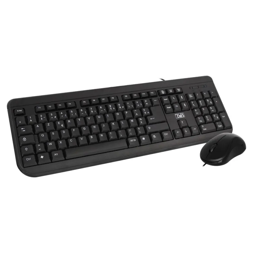 T'nB STREAMLINE COMBO - ensemble clavier et souris filaire - noir
