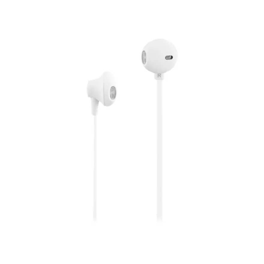 T'nB SWEET - Kit main libre - Ecouteurs filaire avec micro - intra-auriculaire - balnc