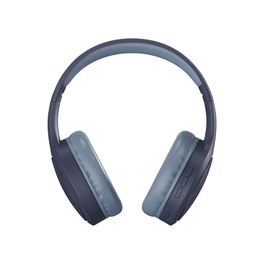 T'nB TONALITY - Casque avec micro - sans fil, filaire - jack 3,5mm - isolation acoustique - bleu marine
