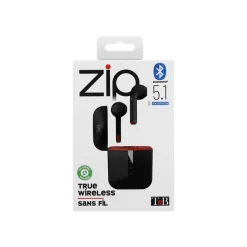 T'nB ZIP - Kit main libre - écouteur sans fil bluetooth - noir