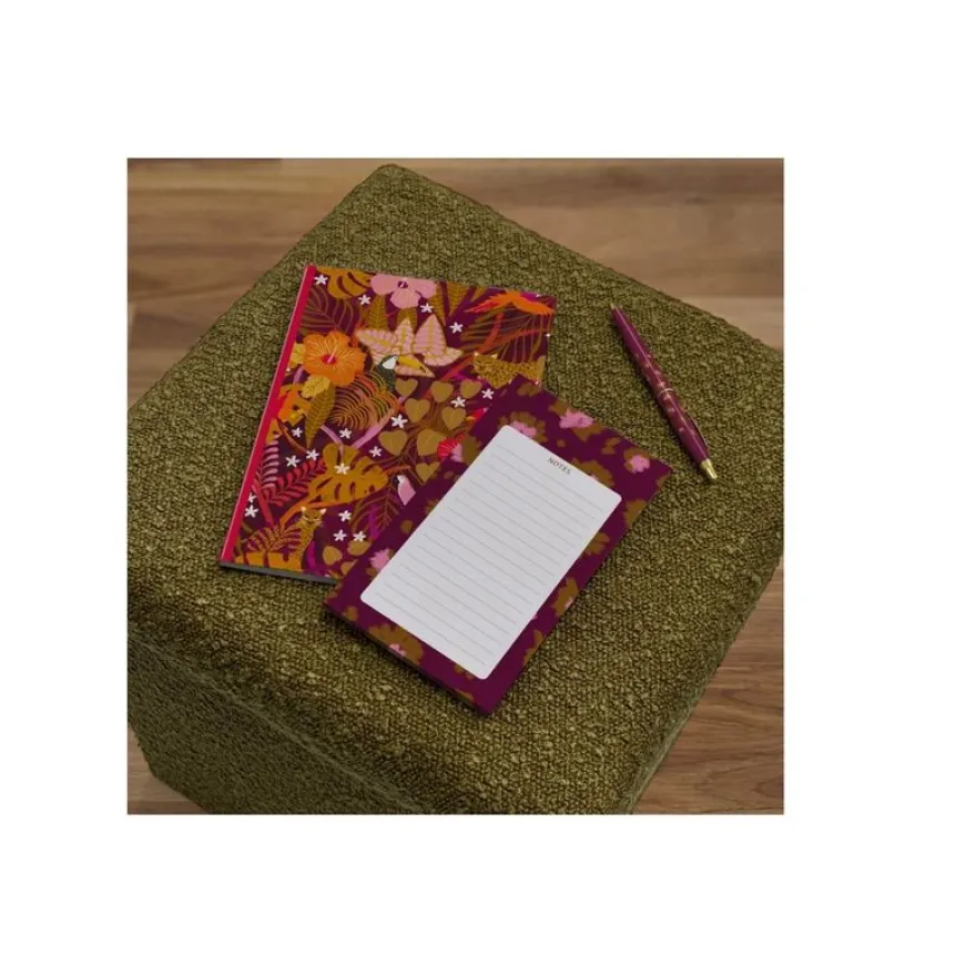 To Do List BLUE ART "Sauvage rose" - CLEMZILLU - TROPIQUE FANTASTIQUE 18*10cm