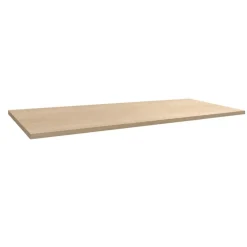 Top de finition pour armoire à rideaux RIDOCLASS - plateau 25mm chêne clair