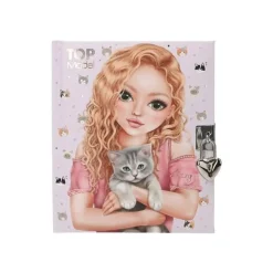 TOPModel - Agenda - 155 x 185 mm - 192 pages - doublé - chaton