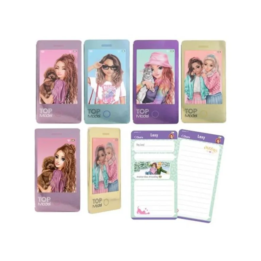 TOPModel - Cahier de notes - 72 x 137 mm - 40 feuilles / 80 page