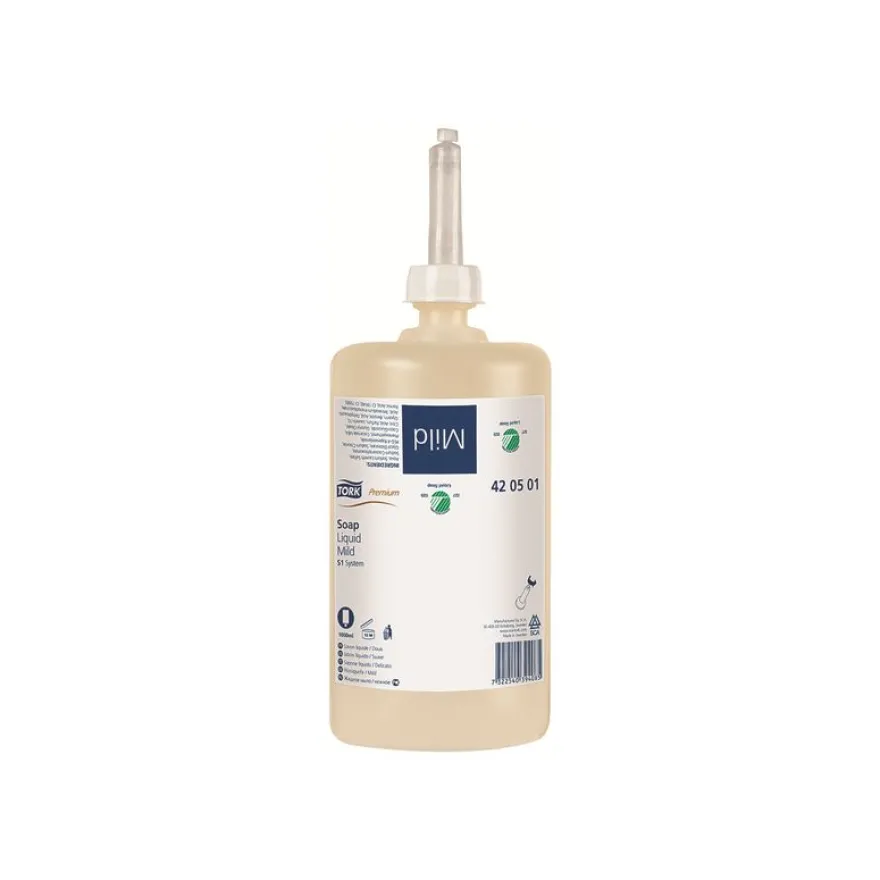 Tork Premium Mild S1 - Rechage de savon liquide 1L