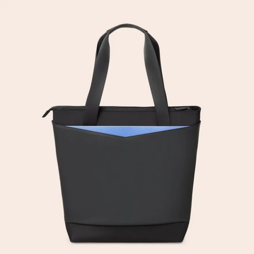 Tote bag Ines - 42,5 cm - 1 compartiment - noir - Biopic