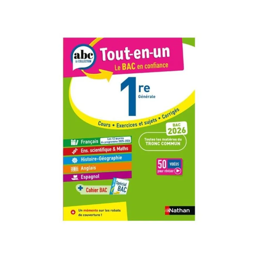 Tout en un 1re 2025