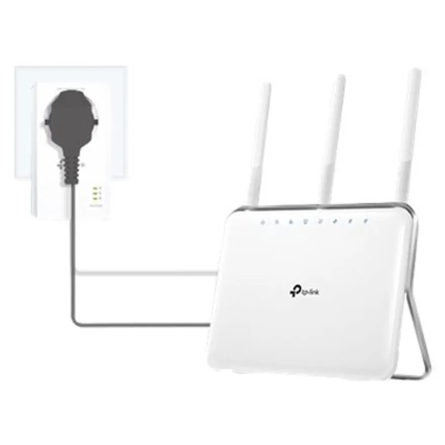 TP-Link TL-PA7017P KIT - haut débit CPL avec prise gigogne