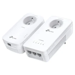 TP-Link TL-WPA8635P - Kit V4 de 2 CPL AV1300 - avec prise gigogne - blanc