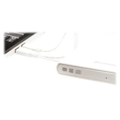 Transcend 8X DVDS-W - Lecteur graveur de DVD±RW (±R DL)/DVD-RAM - USB 2.0 - blanc