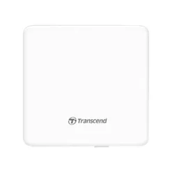 Transcend 8X DVDS-W - Lecteur graveur de DVD±RW (±R DL)/DVD-RAM - USB 2.0 - blanc