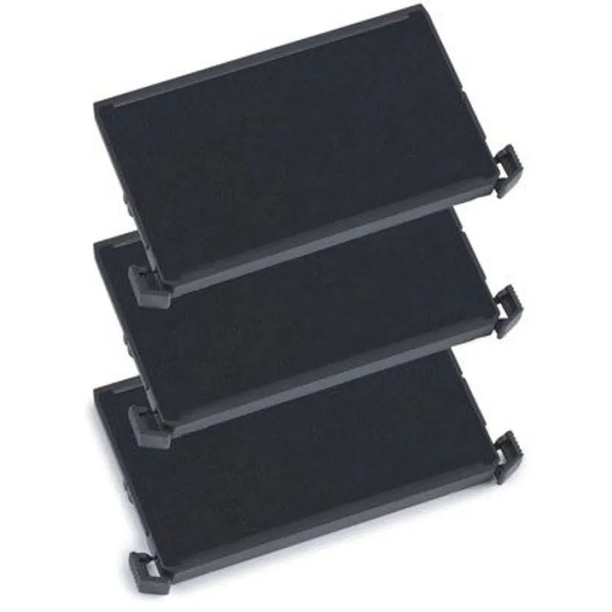 Trodat - 3 Encriers 6/4926 recharges pour tampon Printy 4926/4726 - noir