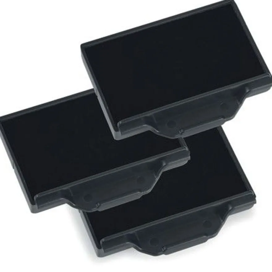 Trodat - 3 Encriers 6/53 recharges pour tampon 5203/5253/5440 - noir