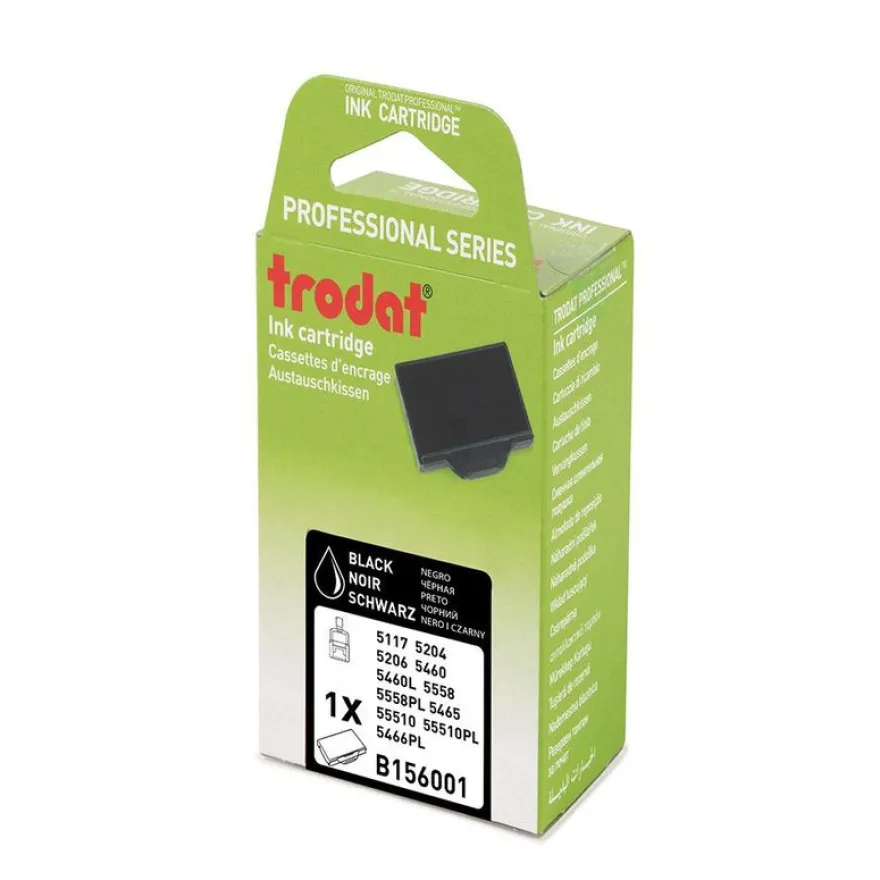 Trodat - Encrier 6/56 recharge pour tampon 5117/5204/5460 - noir