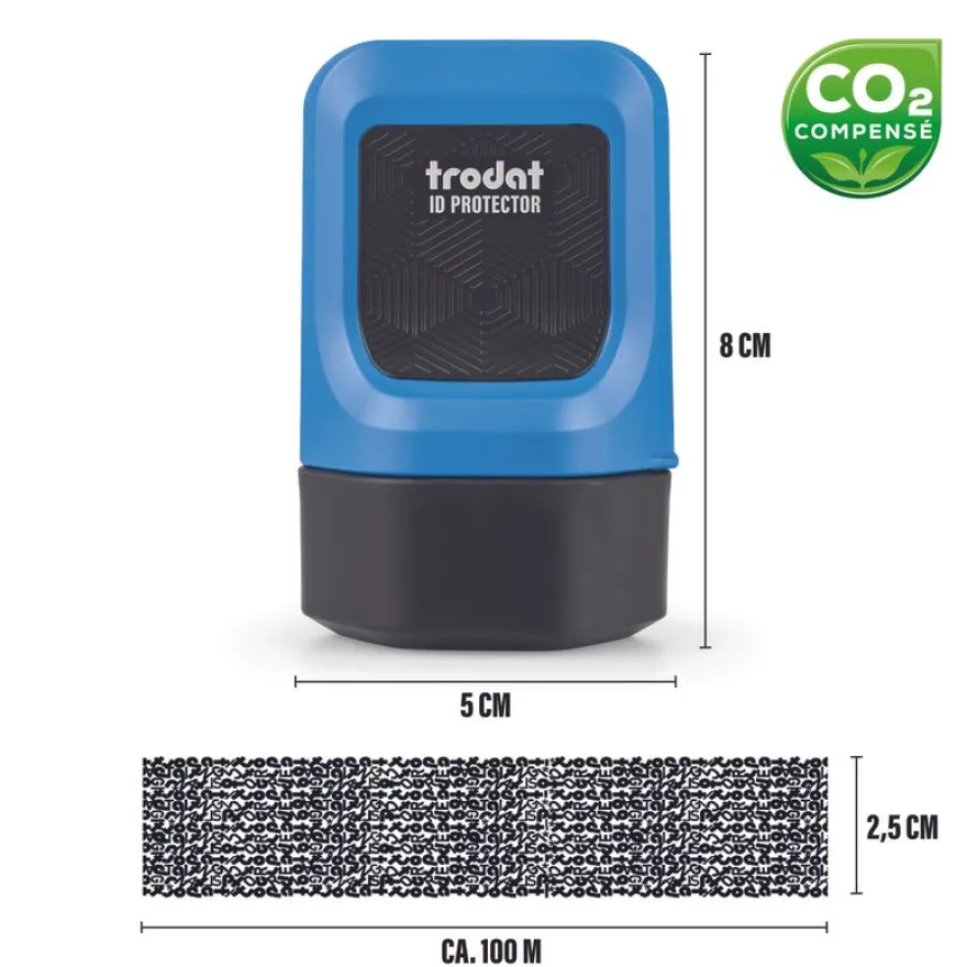 Trodat – Rouleau encreur ID Protector pour la protection des données personnelles