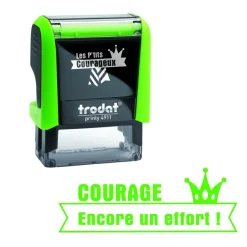 Trodat - Tampon prêt à l'emploi "Courage Encore un effort"
