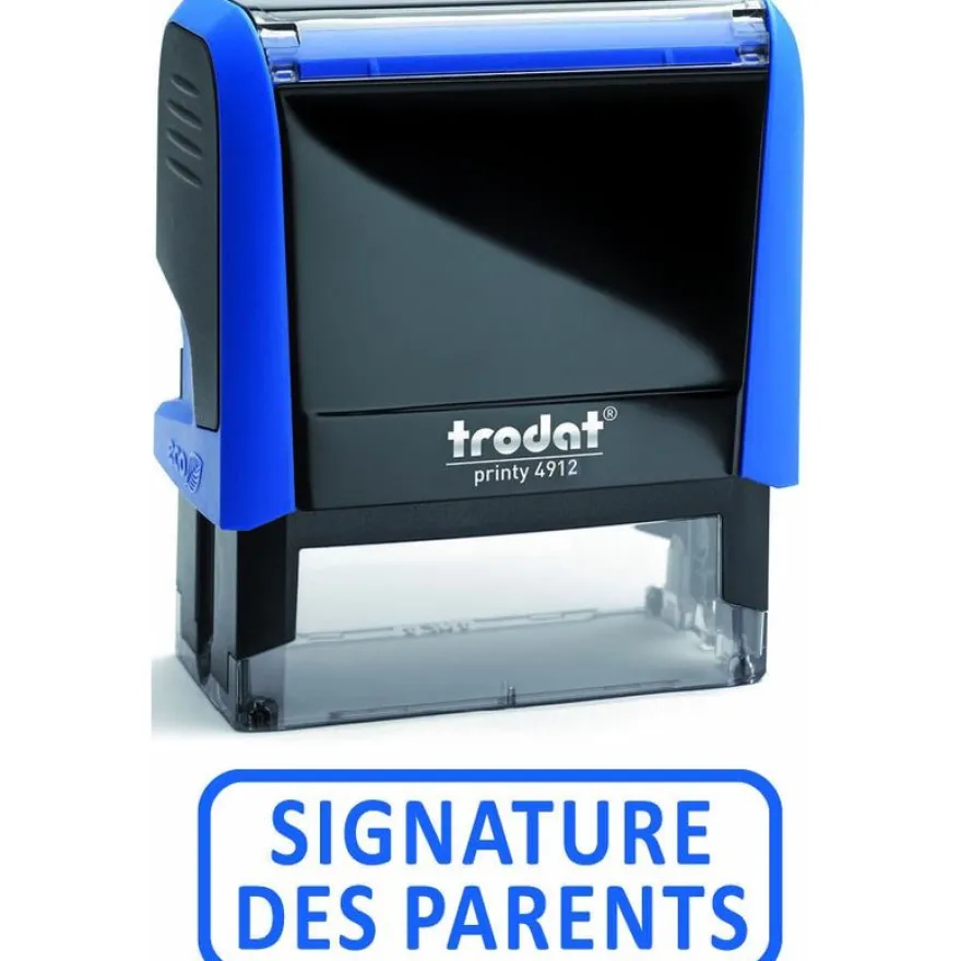 Trodat - Tampon prêt à l'emploi "Signature des parents"