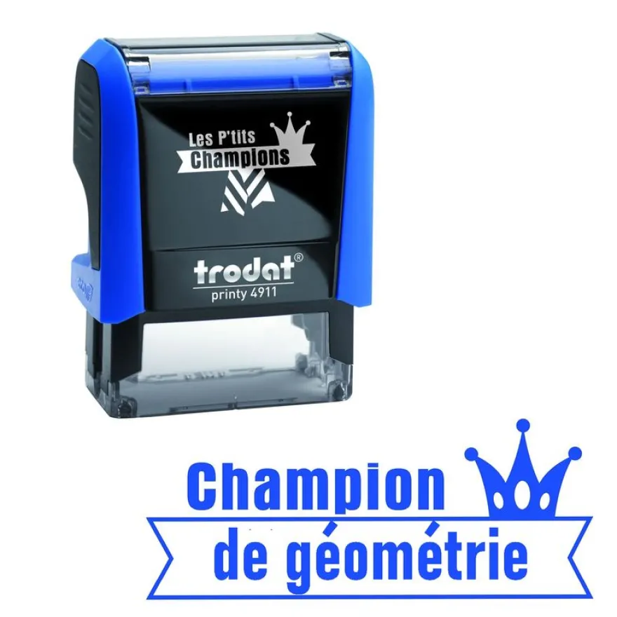 Trodat - Tampon prêt à l'emploi "Champion de géométrie"