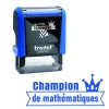 Trodat - Tampon prêt à l'emploi "Champion de mathématiques"