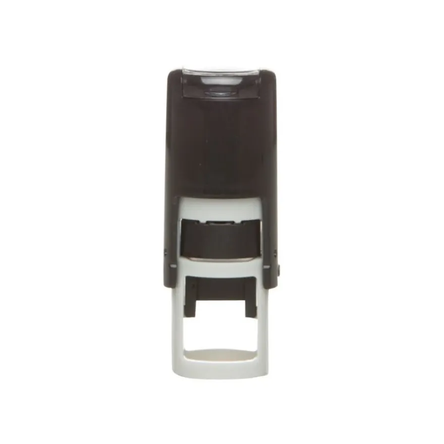 Trodat Printy 4612 - Tampon rond personnalisable avec logo ou initiales sur 1 ou 2 lignes - zone d'impression diamètre 12 mm