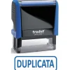 Trodat Xprint - Tampon formule "Duplicata" - bleu