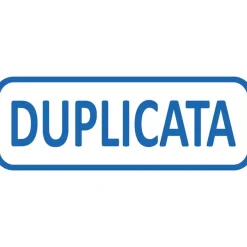 Trodat Xprint - Tampon formule "Duplicata" - bleu