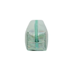 Trousse carrée - 1 compartiment - turquoise/vert - Bagtrotter