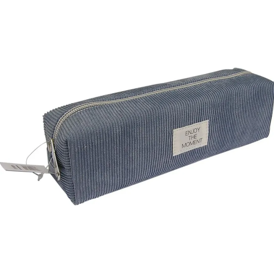 Trousse carrée Velvet - 1 compartiment - disponible dans différentes couleurs - Exacompta